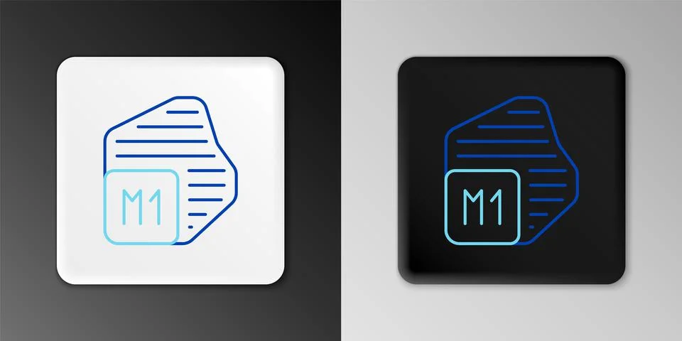 Line Processor icon isolated on grey background. CPU, central processing unit Illustrazione stock