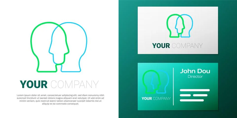 Line Project team base icon isolated on white background. Business analysis and 스톡 일러스트