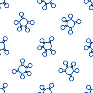 Line Project team base icon isolated seamless pattern on white background. Bu 스톡 일러스트