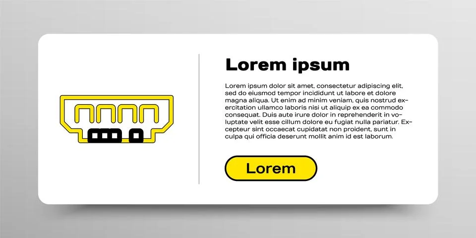 Line RAM, random access memory icon isolated on white background. Colorful .. イラスト素材