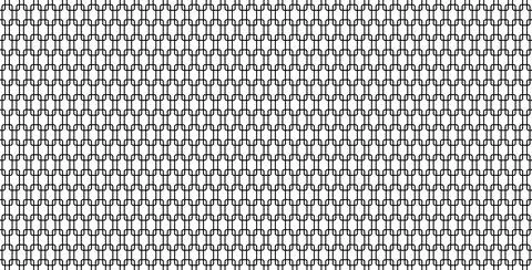 Line Rectangle Shape Motif Pattern Stock Illustration