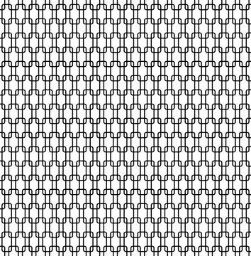 Line Rectangle Shape Motif Pattern Stock Illustration