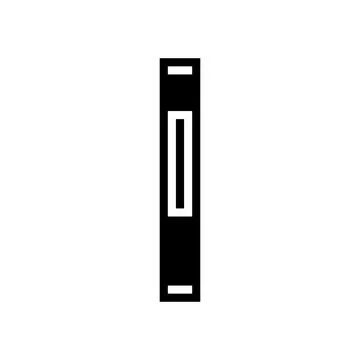 Line scroll glyph icon vector illustration Stock Illustration