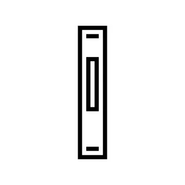 Line scroll line icon vector illustration Illustrazione stock