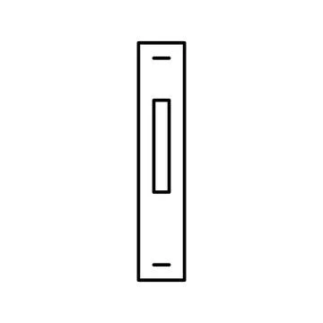 Line scroll line icon vector illustration Stock Illustration