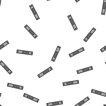 Line scroll vector seamless pattern Illustrazione stock