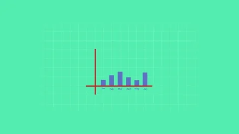 Line segment animation with red l-shape. Line segment on green grid backgro.. Stock Footage 337568891