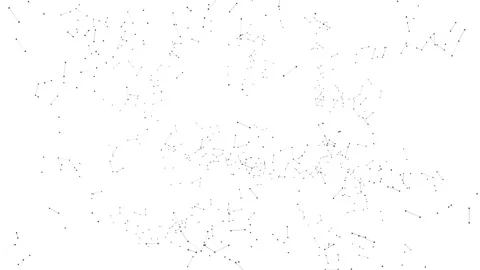 Line segments moving slowly on the white background. Stock Footage 131181063