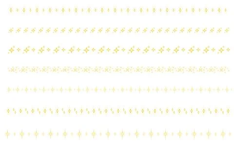 A line set of celestial bodies with star motifs. Stock Illustration