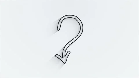 Line shadow Icon arrows for text Animation on empty background. Motion graphics. Vídeo Stock 153860972