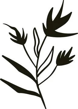 Line sketch bundle silhouette vector Stock Illustration