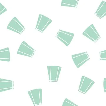 A line skirt glyph seamless pattern Stock Illustration