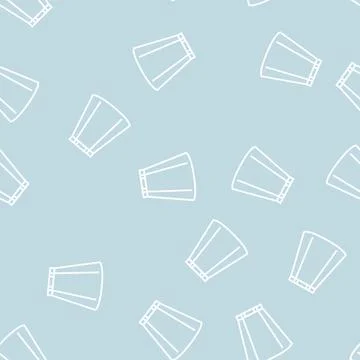 A line skirt line seamless pattern Stock Illustration