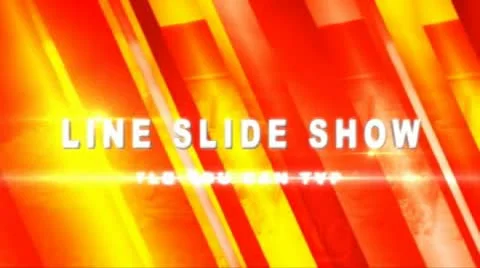 Line Slide Show Stock After Effects