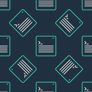 Line Software, web developer programming code icon isolated seamless pattern on Stockillustratie