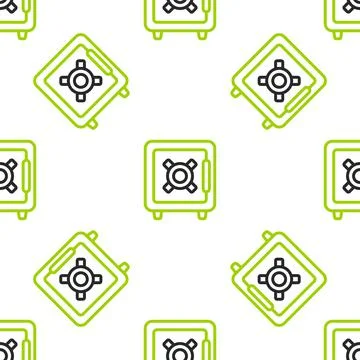 Line Soil ground layers icon isolated seamless pattern on white background Stockillustratie