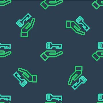 Line Solution to the problem in psychology icon isolated seamless pattern on 스톡 일러스트