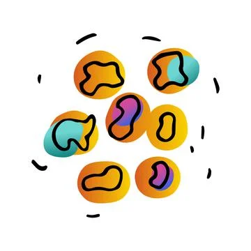 Line Space doodle comet. Hand drawn asteroids Illustrazione stock