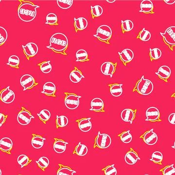 Line Speech bubble with RGB and CMYK color mixing icon isolated seamless pattern Stock Illustration