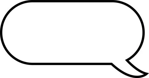 Line Speech Bubble. Talk bubble. Speak bubble text, chatting box, Empty mes.. Illustrazione stock