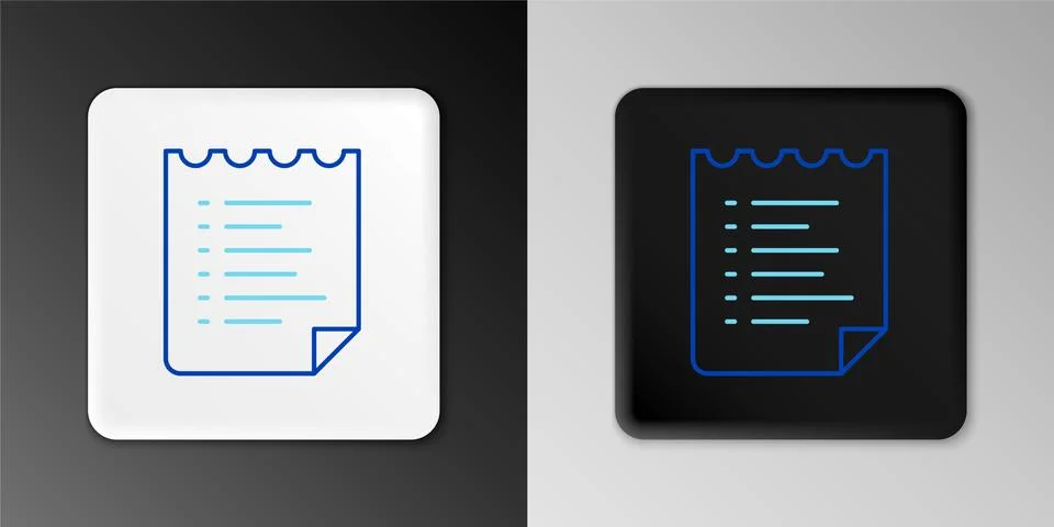 Line Sport training program or fitness plan icon isolated on grey background. 스톡 일러스트