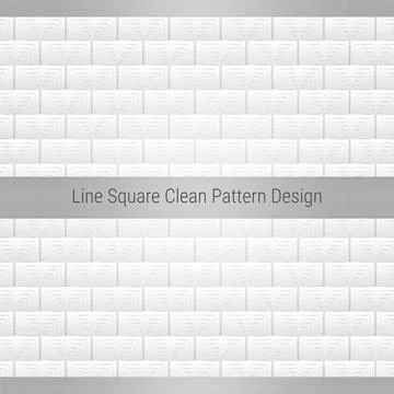Line Square Clean Pattern Design 스톡 일러스트