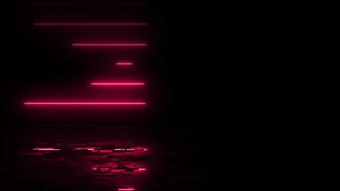 Line stack of two different colors in reflection. Clubbing ray data transfe.. Stock Illustration