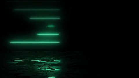 Line stack of two different colors in reflection. Clubbing ray data transfe.. Stock Illustration