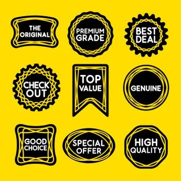 LINE STAMP SET Stock Illustration