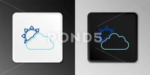 Isolated sunny weather icon Royalty Free Vector Image