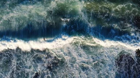 Line of surf Foto stock