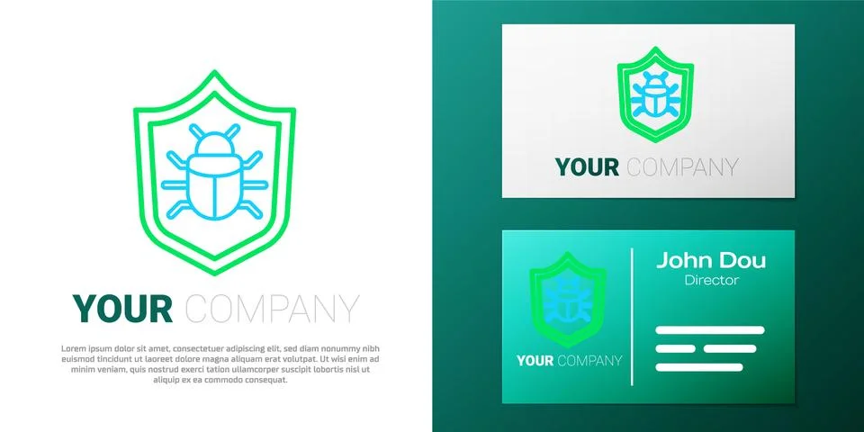 Line System bug concept icon isolated on white background. Code bug concept. Bug Stock Illustration