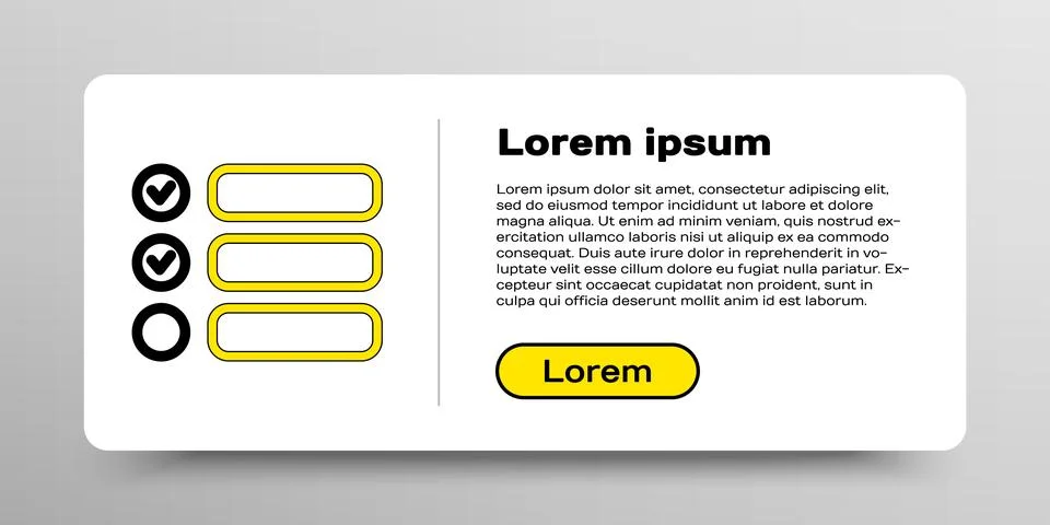 Line Task list icon isolated on white background. Control list symbol. Survey Stock Illustration