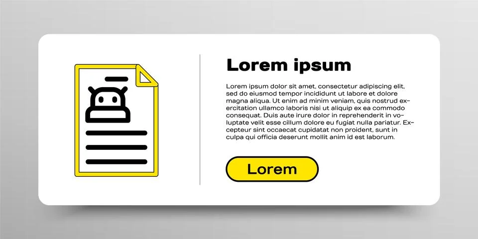 Line Technical specification icon isolated on white background. Technical Stock Illustration