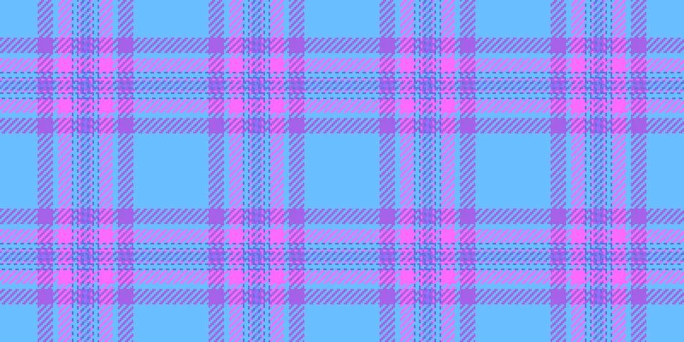 Line texture seamless pattern, dimensional textile vector check. Tiny fabri.. Illustrazione stock