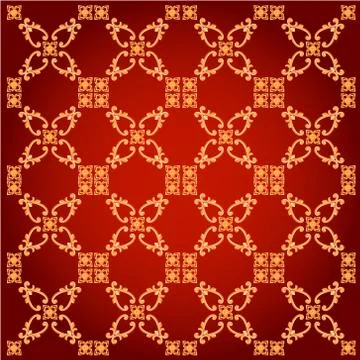Line thai art pattern vector illustration Stock-Illustration