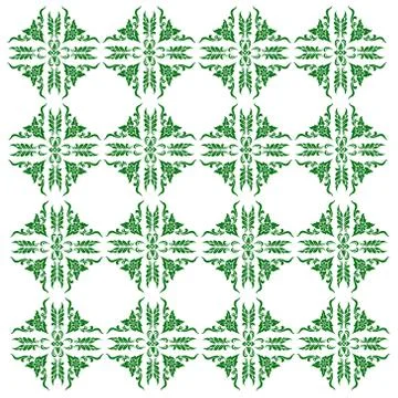 Line thai art pattern vector illustration Stock Illustration