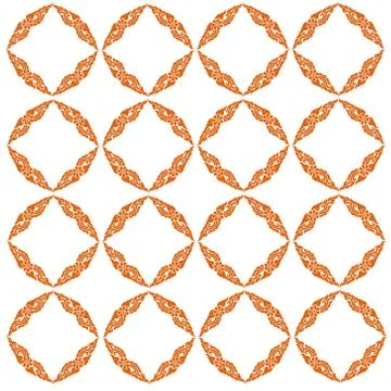 Line thai art pattern vector illustration Stock Illustration