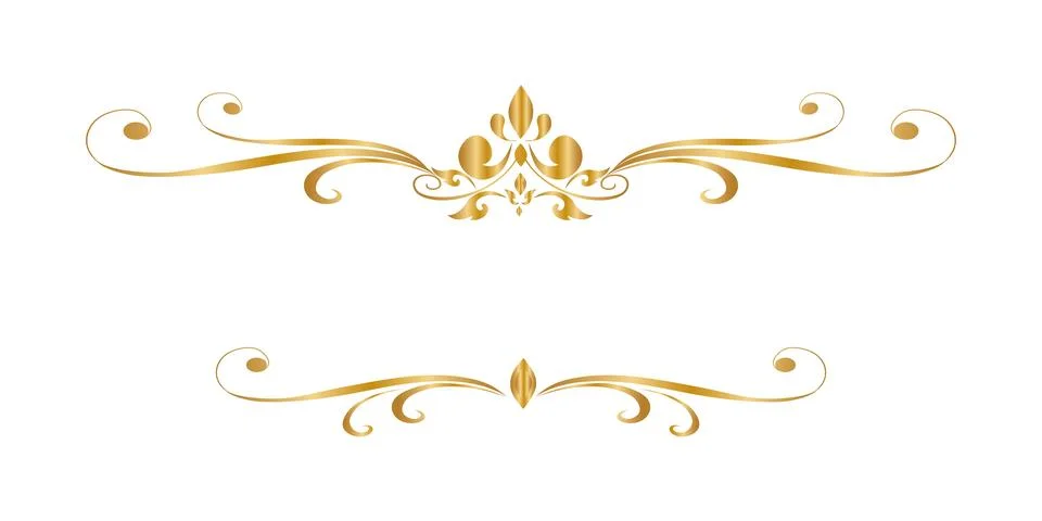 Line Thai Golden, line pattern background. Vector illustration Stock Illustration