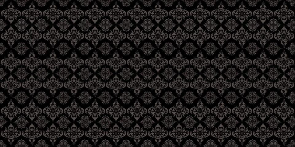 Line Thai pattern background Vector illustration. Stock Illustration