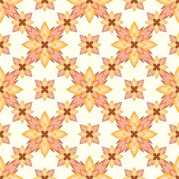 Line Thai seamless pattern on background. Stock Illustration