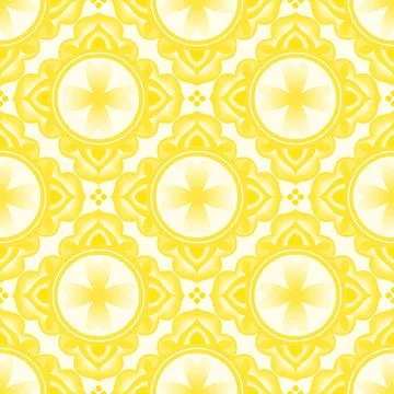 Line Thai seamless pattern on background. Stock Illustration
