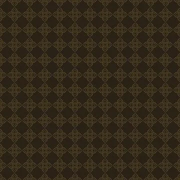 Line Thai.Thai Style Pattern Samless Background ,Vector illusatration Stock Illustration