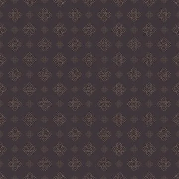 Line Thai.Thai Style Pattern Samless Background ,Vector illusatration Stock Illustration