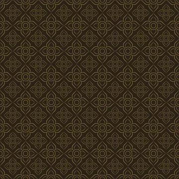 Line Thai.Thai Style Pattern Seamless Background ,Vector illustration Illustrazione stock