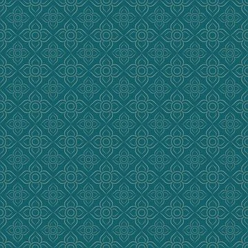 Line Thai.Thai Style Pattern Seamless Background ,Vector illustration Stock Illustration