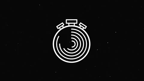 Line time and clock hud holographic symbol on digital old tv screen seamless Vidéo 151566941