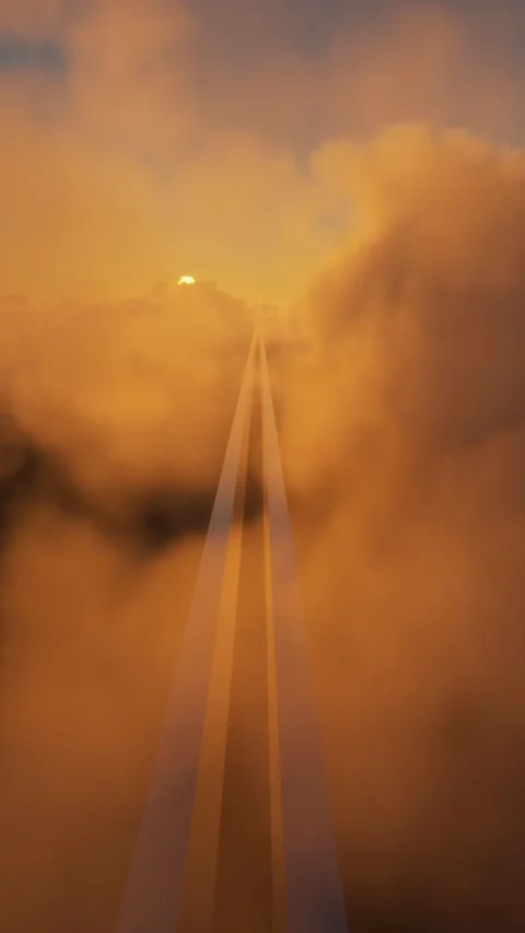 The Line - Top aerial drone sunset view of the city of the future. Neom in Tabuk 스톡 동영상 282925160
