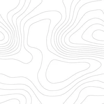 Line topography map seamless pattern. Seamless vector topographic map background Illustrazione stock