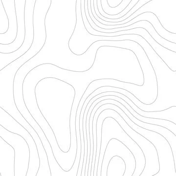 Line topography map seamless pattern. Seamless vector topographic map background Stock Illustration